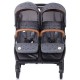 Carucior gemeni Chipolino Passo Doble Graphite