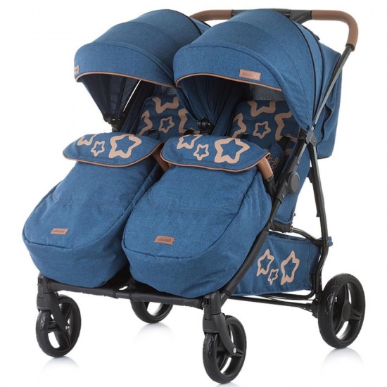 Carucior gemeni Chipolino Passo Doble Marine Blue