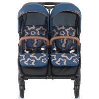 Carucior gemeni Chipolino Passo Doble Marine Blue