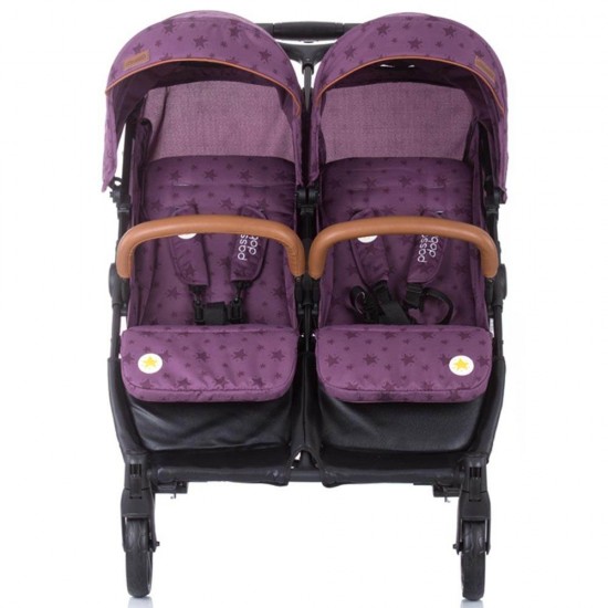Carucior gemeni Chipolino Passo Doble Orchid