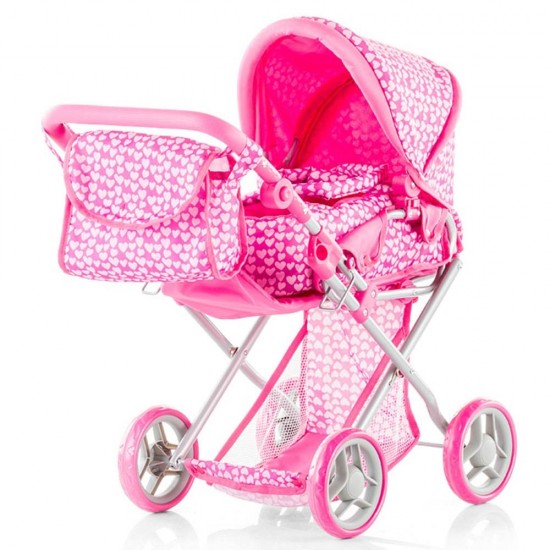 Carucior pentru papusi Chipolino Gabby Sweet Hearts