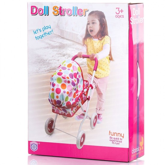 Carucior pentru papusi Chipolino Lora Pink