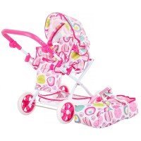 Carucior pentru papusi Chipolino Nelly White