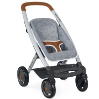 Carucior pentru papusi Smoby Quinny Combi 3 in 1 gri