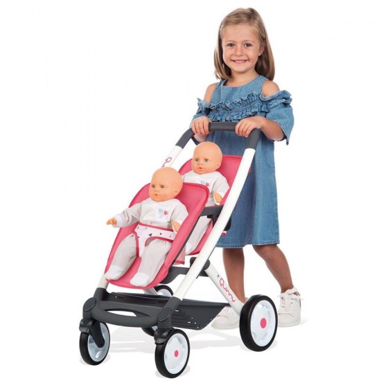 Carucior pentru papusi Smoby Quinny Twin