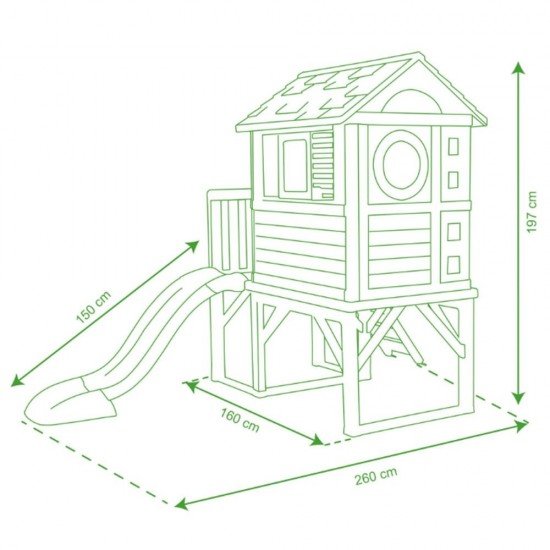 Casuta pentru copii Smoby pe piloni