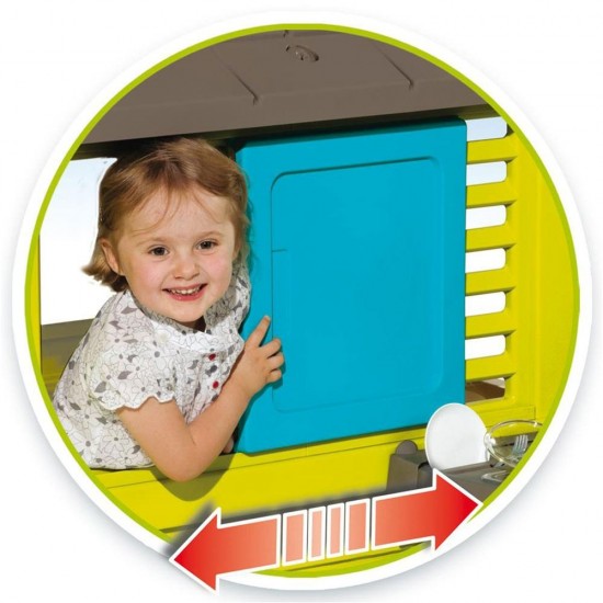 Casuta pentru copii Smoby Pretty cu bucatarie