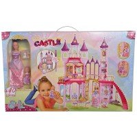 Casuta pentru papusi Simba Dream Castle cu papusa Steffi Love 29 cm, papusa Evi Love 12 cm si accesorii