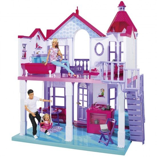 Casuta pentru papusi Simba Steffi Love My Dreamhouse cu accesorii