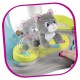 Centru de joaca pentru pisici de jucarie Smoby Cats House
