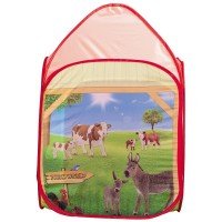 Cort de joaca John Farm cu figurina Schleich 72x72x105 cm