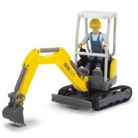 Set excavator Dickie Toys Playlife cu figurina si accesorii