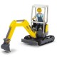Set excavator Dickie Toys Playlife cu figurina si accesorii