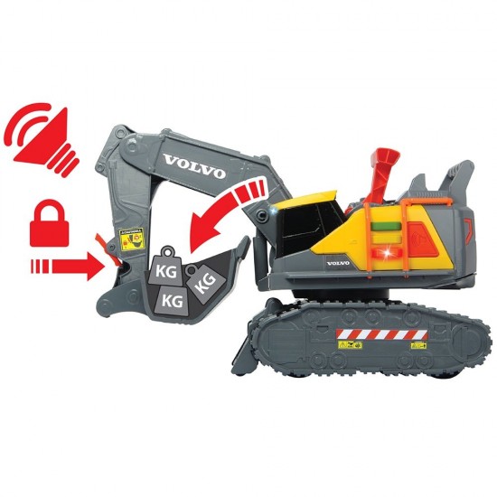 Excavator Dickie Toys Volvo Weight Lift
