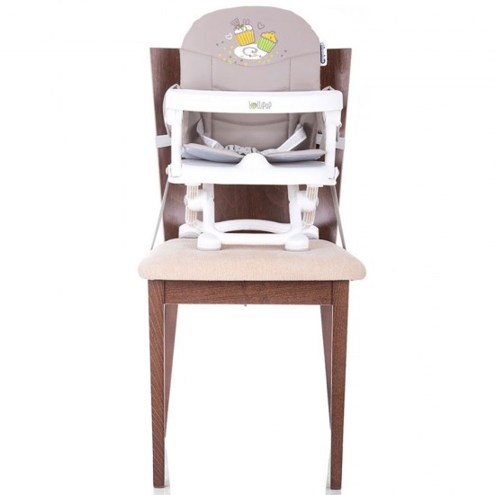 Inaltator scaun de masa Chipolino Lollipop Mocca