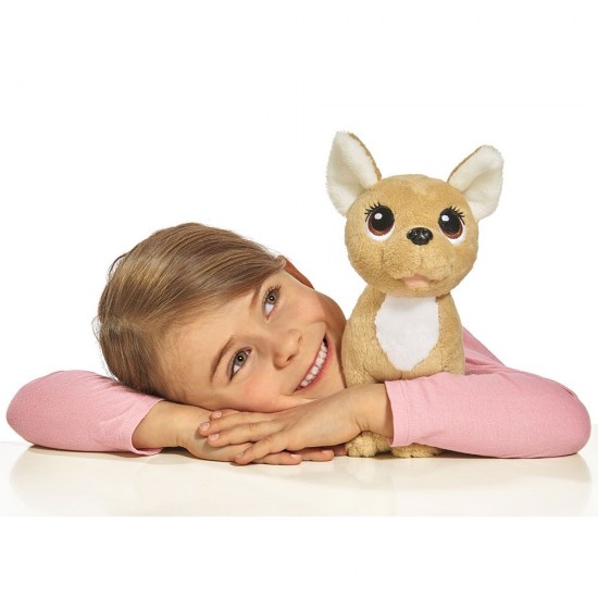 Jucarie de plus Simba Catel Chi Chi Love Puppy 20 cm cu geanta
