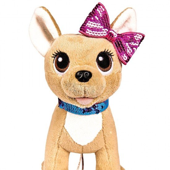 Jucarie de plus Simba Catel Chi Chi Love Swap fashion 20 cm cu geanta