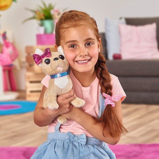 Jucarie de plus Simba Catel Chi Chi Love Swap fashion 20 cm cu geanta