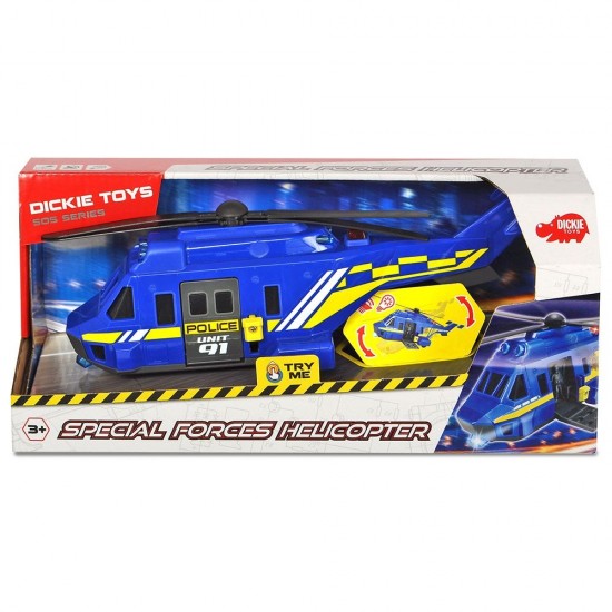 Jucarie Dickie Toys Elicopter de politie Special Forces Helicopter Unit 91