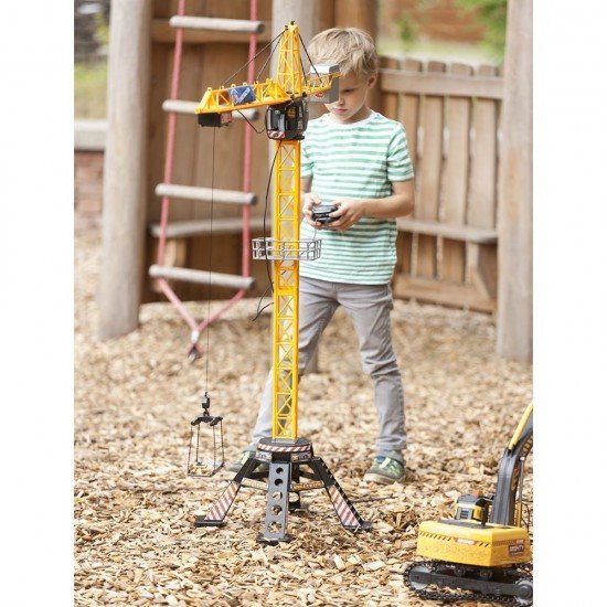 Jucarie Macara Mega Crane Dickie Toys 120 cm cu telecomanda