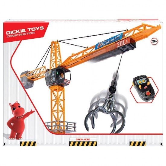 Jucarie Macara Mega Crane Dickie Toys 120 cm cu telecomanda