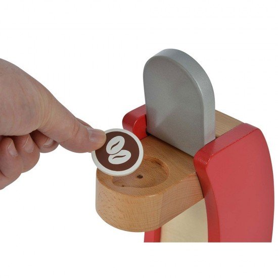 Jucarie din lemn Eichhorn aparat de cafea