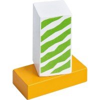 Cuburi lemn in galetusa Eichhorn 50 piese