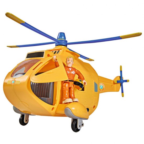 Jucarie Simba Elicopter Fireman Sam Wallaby 2 cu figurine si accesorii
