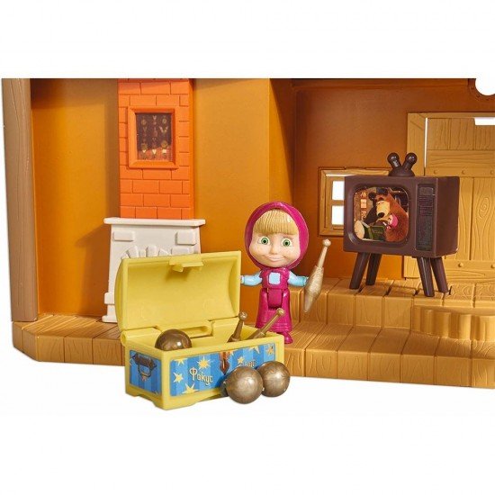 Casuta cu 2 etaje si accesorii Masha si Ursul