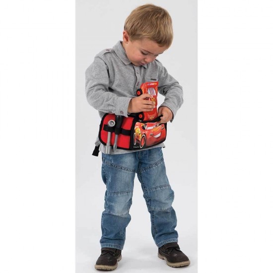 Jucarie Smoby Centura Cars 3 cu unelte si masinuta McQueen