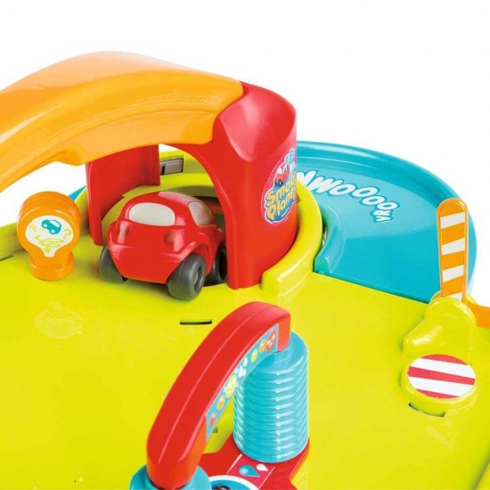 Jucarie Smoby Garajul mare Vroom Planet cu masinute