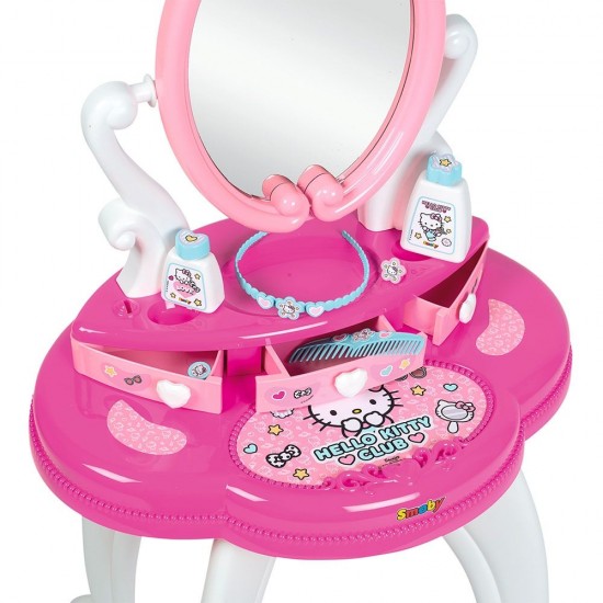 Jucarie Smoby Masuta de machiaj Hello Kitty Hairdresser 2 in 1