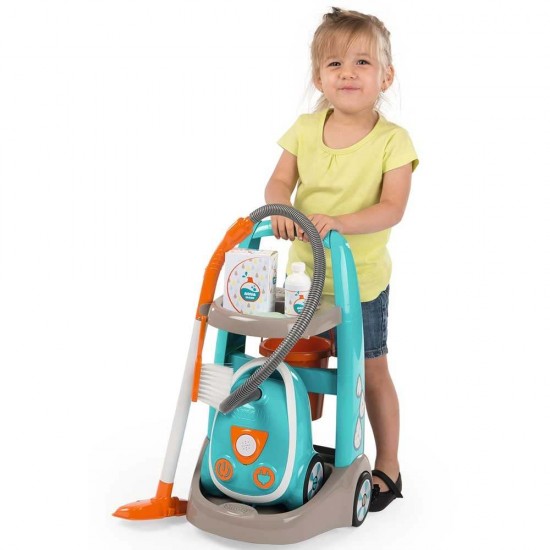 Jucarie Smoby Set curatenie cu troller si aspirator electronic