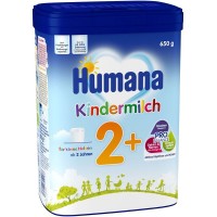 Lapte praf Humana Kindermilch 2+ de la 2 ani 650 g