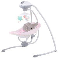 Leagan electric bebelusi Chipolino Aida Pink Dumbo