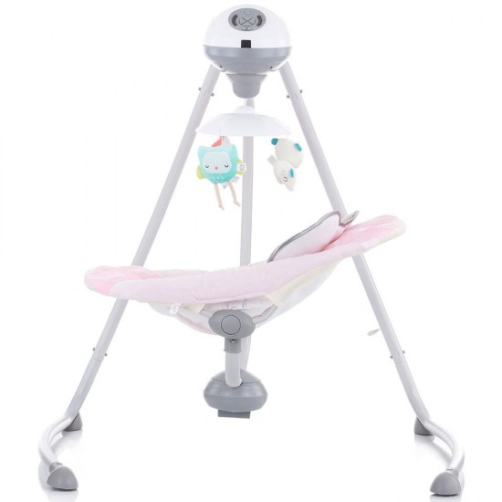 Leagan electric bebelusi Chipolino Aida Pink Dumbo