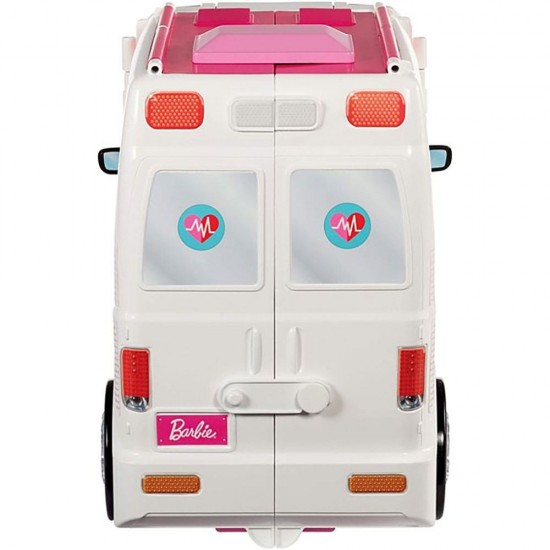 Masina ambulanta Barbie by Mattel I can be Clinica mobila 2 in 1