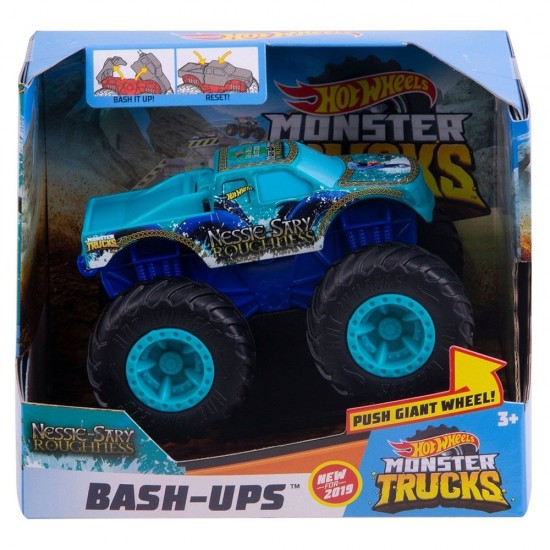 Masina Hot Wheels Monster Trucks Nessie Sary Roughness