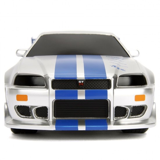 Masina Jada Toys Fast and Furious Nissan Skyline GTR 1:24 cu telecomanda
