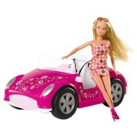 Papusa Simba Steffi Love 29 cm cu masinuta