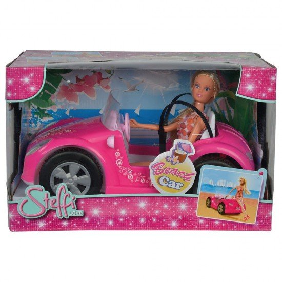 Papusa Simba Steffi Love 29 cm cu masinuta