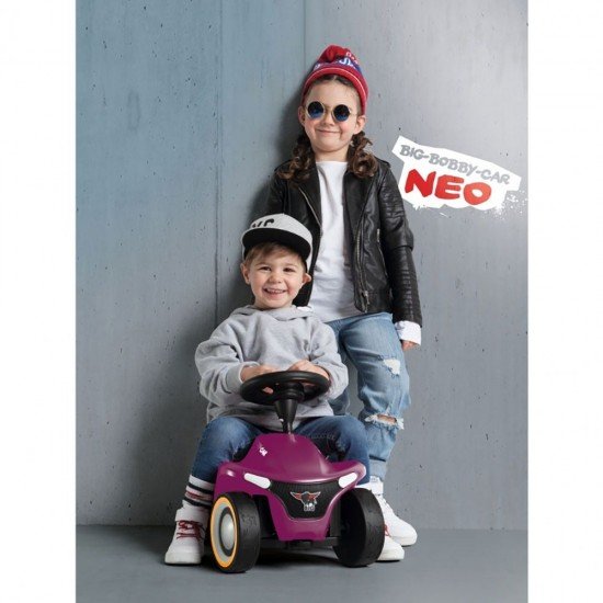 Masinuta de impins Big Bobby Car Neo Aubergine