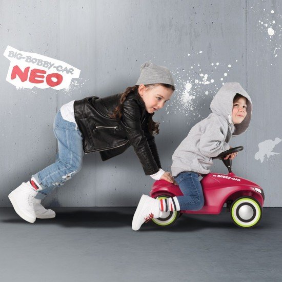 Masinuta de impins Big Bobby Car Neo Pink