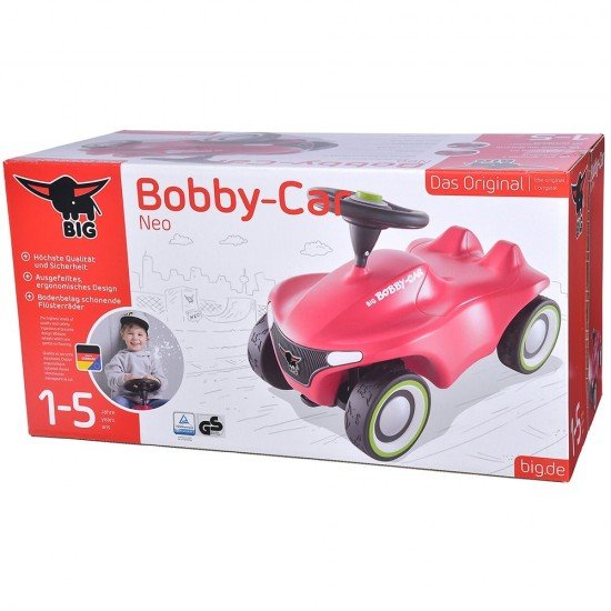 Masinuta de impins Big Bobby Car Neo Pink