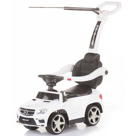 Masinuta de impins cu copertina Chipolino Mercedes Benz GL63 AMG White