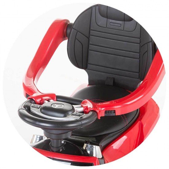 Masinuta de impins cu copertina Chipolino Mercedes Benz GL63 AMG White