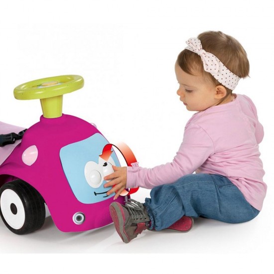 Masinuta de impins Smoby Maestro Pink Green