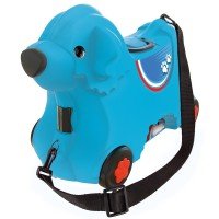 Masinuta de impins tip valiza Big Bobby Trolley Blue