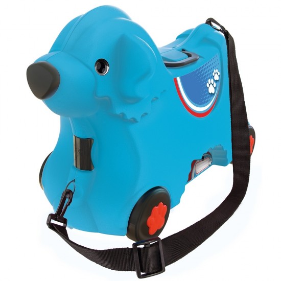 Masinuta de impins tip valiza Big Bobby Trolley Blue