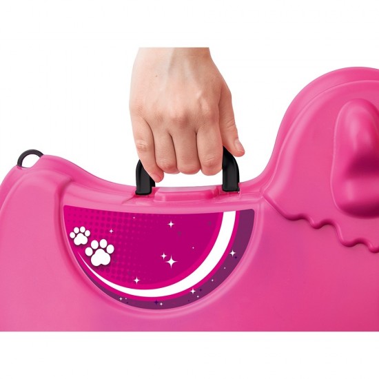 Masinuta de impins tip valiza Big Bobby Trolley Pink